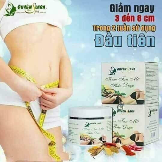 Kem Tan Mỡ Thảo Dược QUYÊN LARA Herbal Slimming CreamKem 160g Chính Hãng - QUYÊN LAZA