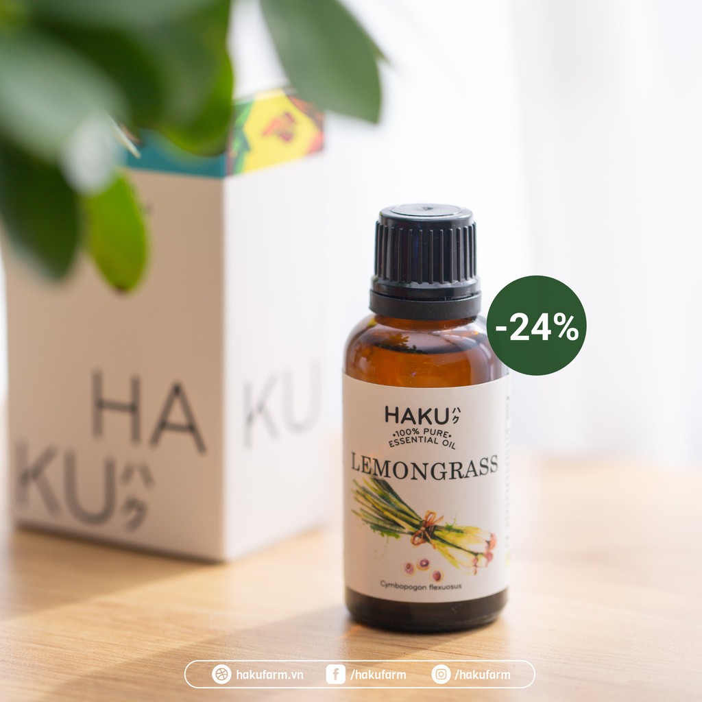 Tinh dầu sả chanh Lemongrass nguyên chất