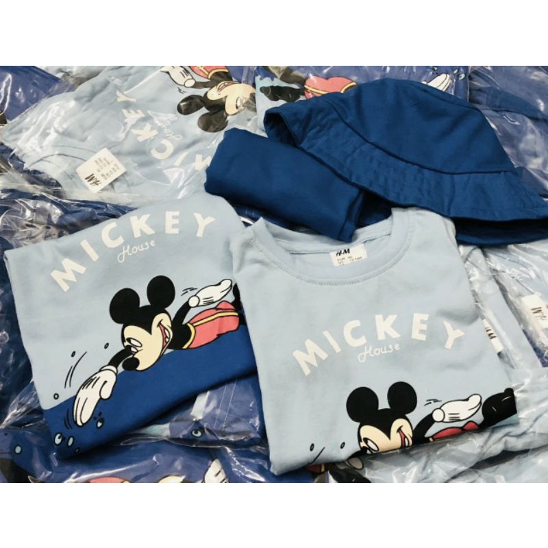 Set bộ mickey kèm mũ