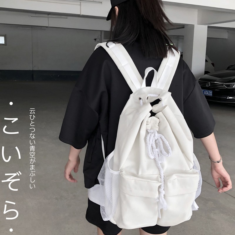 Balo dây rút vải canvas unisex (ảnh thật ở cuối)
