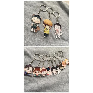 Móc khóa acrylic in hình các thành viên nhóm nhạc Hàn Quốc EXO