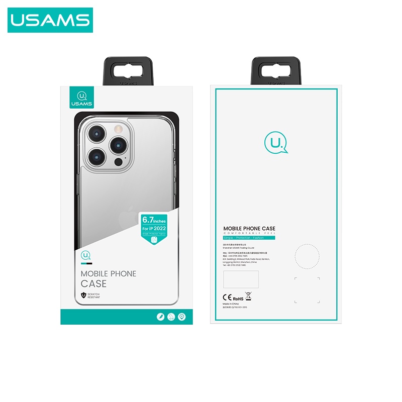 Usams Ốp Điện Thoại Silicon Mềm Chống Sốc Màu Gradient Cho iP14 Pro Max Plus