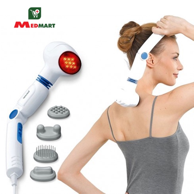 Máy Massage Cầm Tay Đèn Hồng Ngoại Beurer MG40, Dễ Tháo Rời, Thư Giãn Thúc Đẩy Tuần Hoàn Máu - Medmart