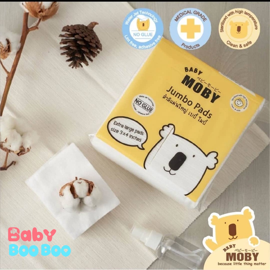 Khăn khô đa năng Moby Thái Lan Cotton Pads