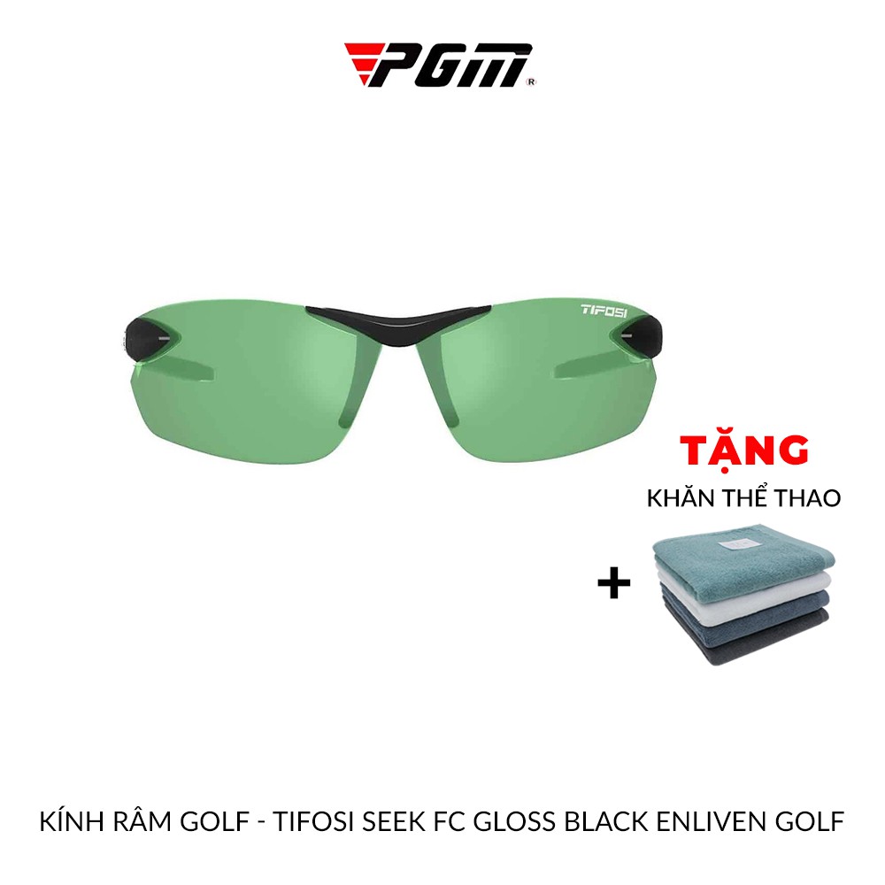 KÍNH RÂM GOLF - TIFOSI SEEK FC GLOSS BLACK ENLIVEN GOLF TFSM04