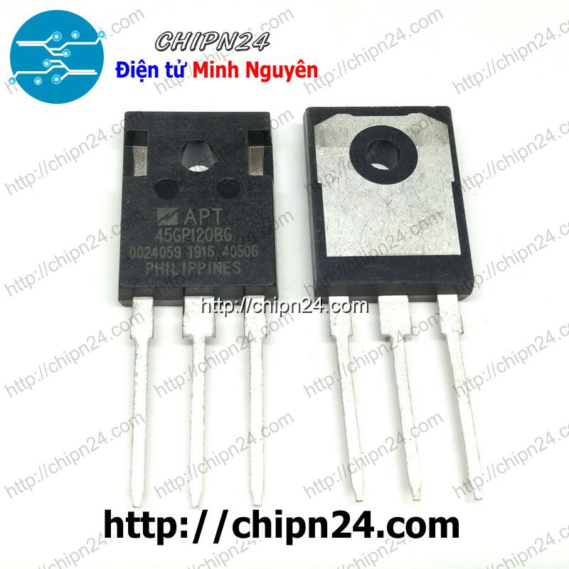 [1 CON] IGBT 45GP120 TO-247 100A 1200V Kênh N (APT45GP120BG APT45GP120 45GP120BG)