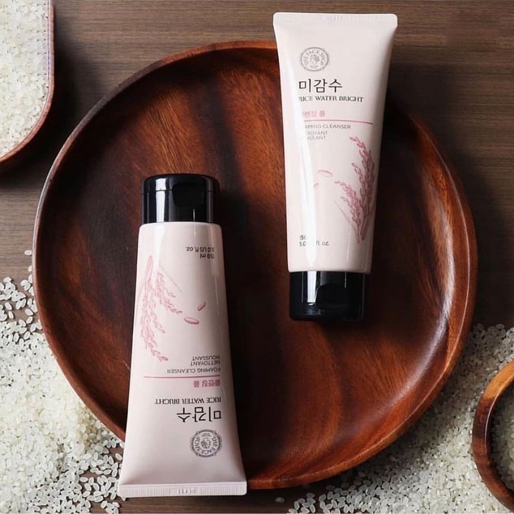 Sữa rửa mặt gạo The Face Shop Rice Water Bright Foaming Cleansing 150ml Hàn Quốc