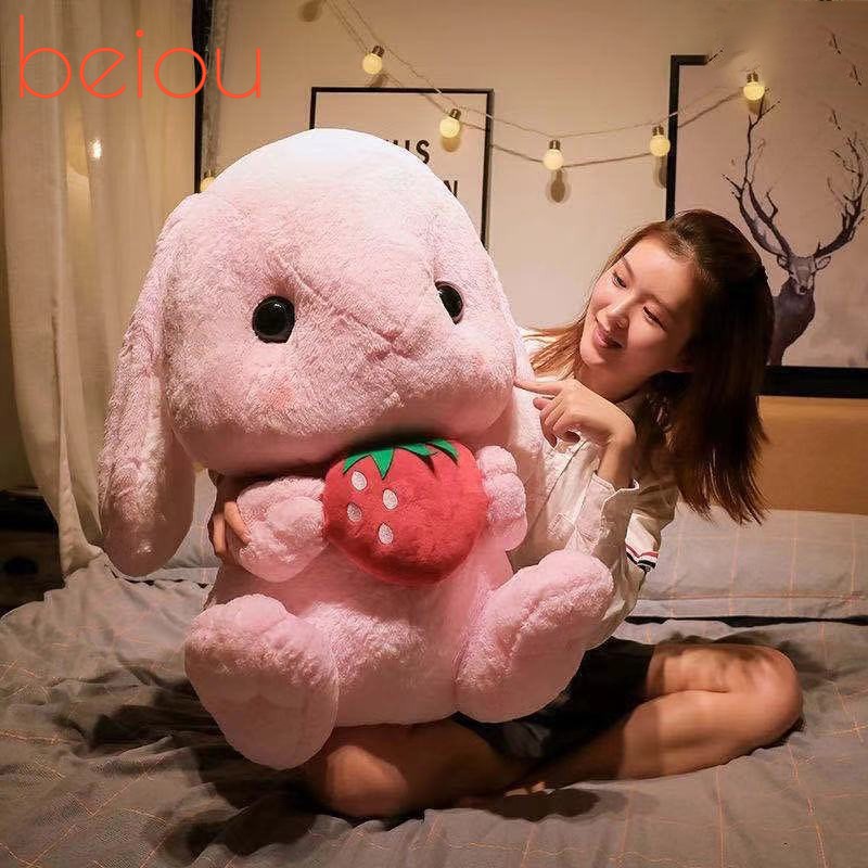 Ready Stock 43 cm Japan Loppy Lop-ear Rabbit Big Rabbit Little White Rabbit Cloth Rabbit Doll Rabbit Doll Rabbit Plush Toy Pillow Birthday Gifts Bunny Stuffed Toys CRD