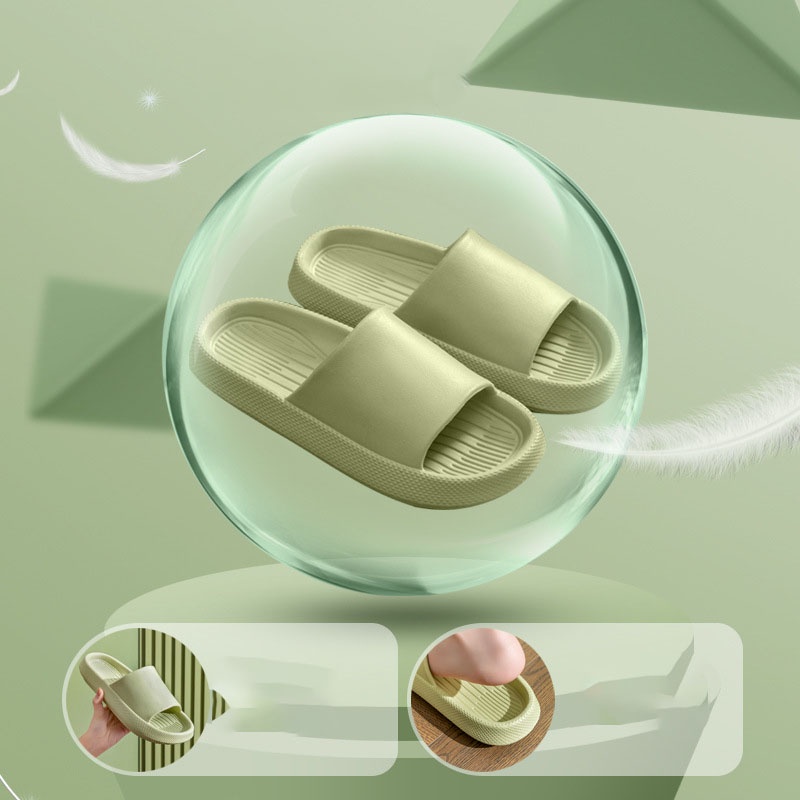 Dép Hình Đám Mây Đế Dày 4cm Mềm Mại Thoải Mái