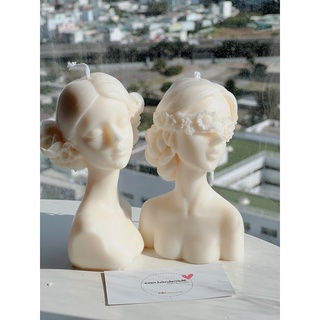 Nến thơm handmade chân dung cô gái