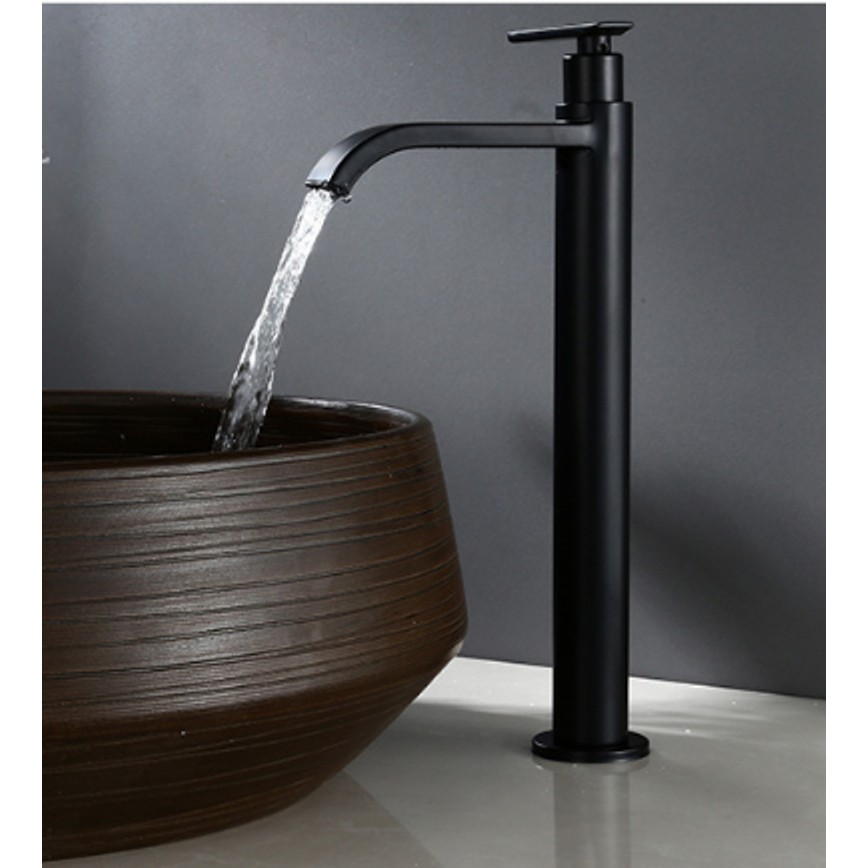 Vòi Lavabo lạnh cao Inox 304 hình tròn dùng cho lavabo nổi | BigBuy360 - bigbuy360.vn