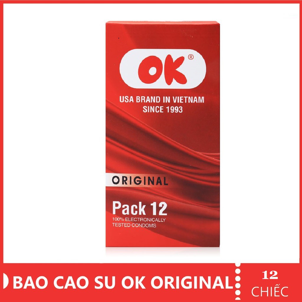 Bao cao su chất lượng cao hộp 12 chiếc OK