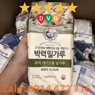 Bột Mỳ Làm Bánh Bông Lan, Bánh Nướng Beksul 1Kg- Nhập Khẩu Hàn Quốc