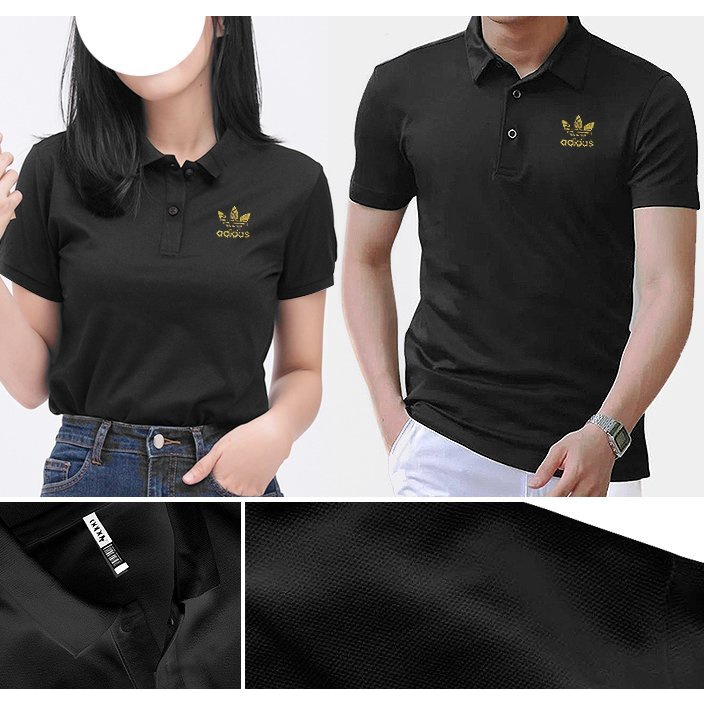 Áo Thun Polo Nam Cặp Đôi Couple áo thun có cổ in 3D sắc nét Polo phong cách lịch lãm độc đáo -B&W POLO148