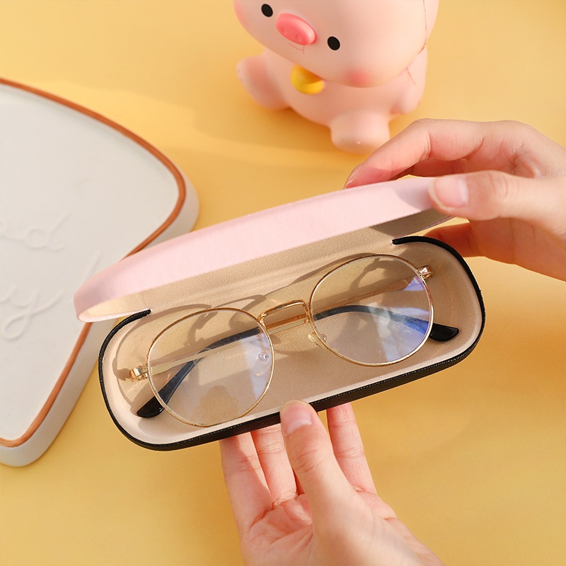 Hộp Đựng Mắt Kính Bằng Da PU Họa Tiết Hoạt Hình Dễ Thương