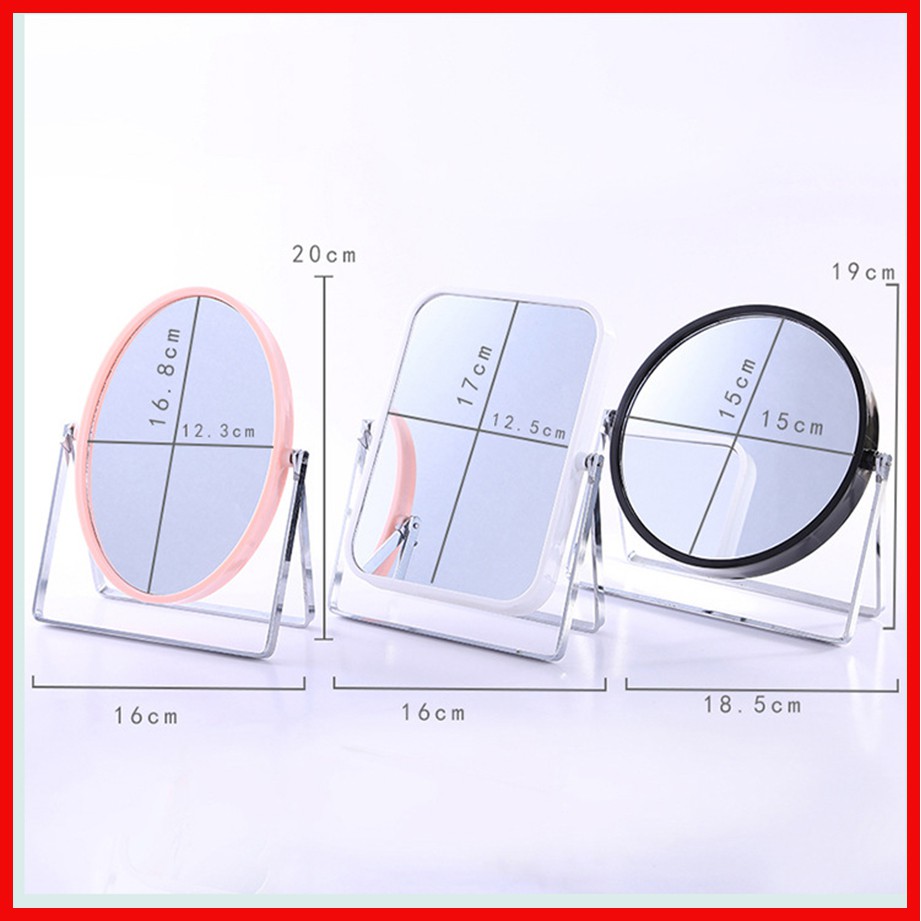 Gương Trang Điểm Hai Mặt Kiểu Châu Âu Sáng Tạo | BigBuy360 - bigbuy360.vn