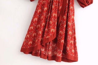 VÁY BOHO MAXI ĐỎ