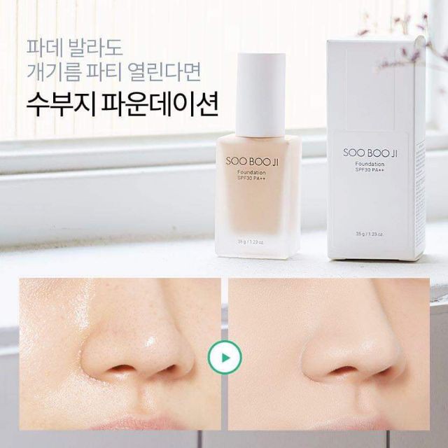Kem Nền Kiềm Dầu Cho Da Dầu Apieu Soo Boo Ji Foundation SPF30 | BigBuy360 - bigbuy360.vn