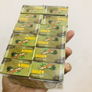 [GIẢM GIÁ 20%] 12 chai Dầu gió Gừng iris 3ml cực thơm.