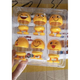 Set 6 thú nhún emoij mini cực ngầu