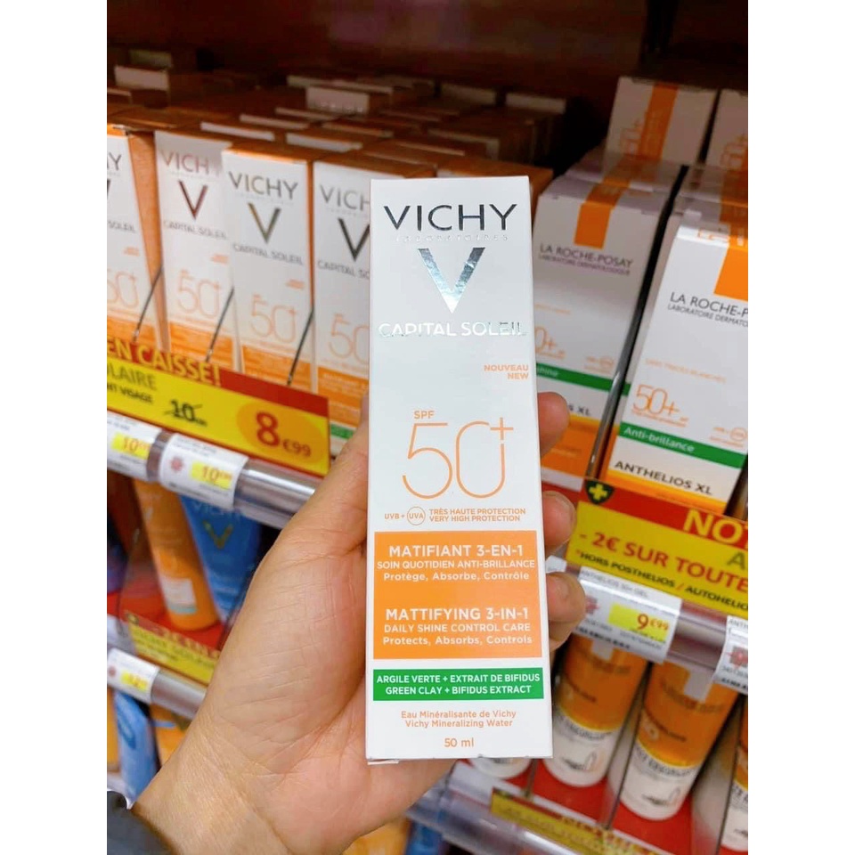 Kem chống nắng Vichy Pháp đủ bill