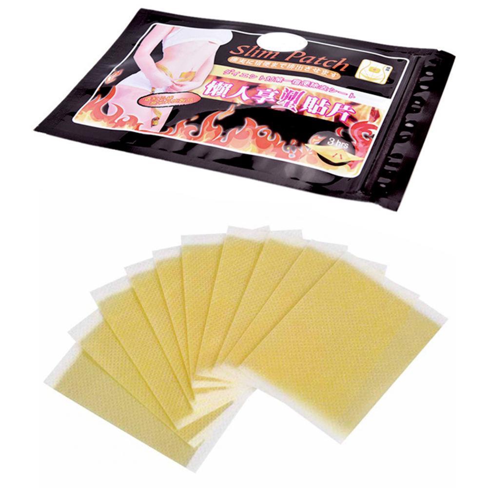 [Hàng mới về] Túi 10 miếng dán đốt cháy mỡ thừa giảm cân làm thon gọn tiện lợi