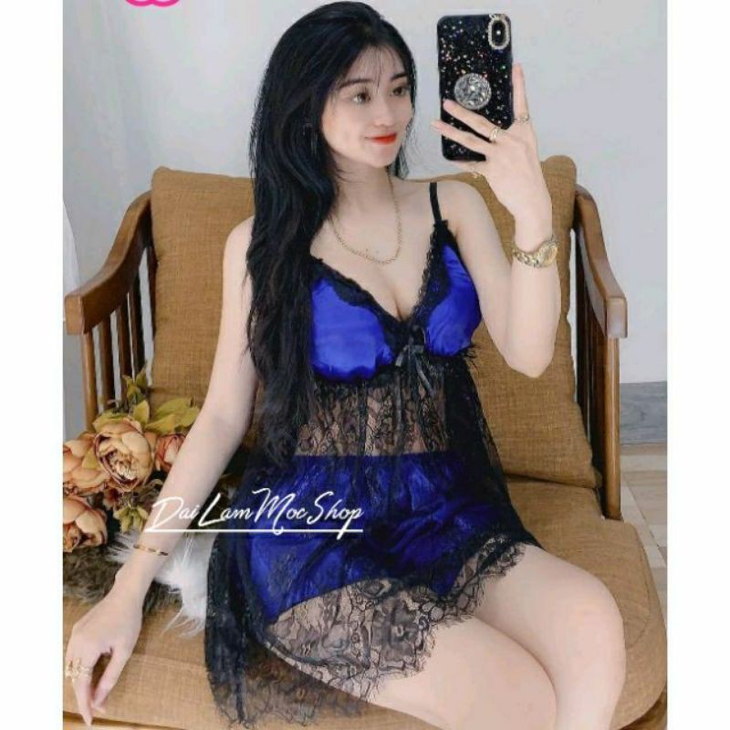 Đồ bộ nữ mặc nhà phối ren gợi cảm