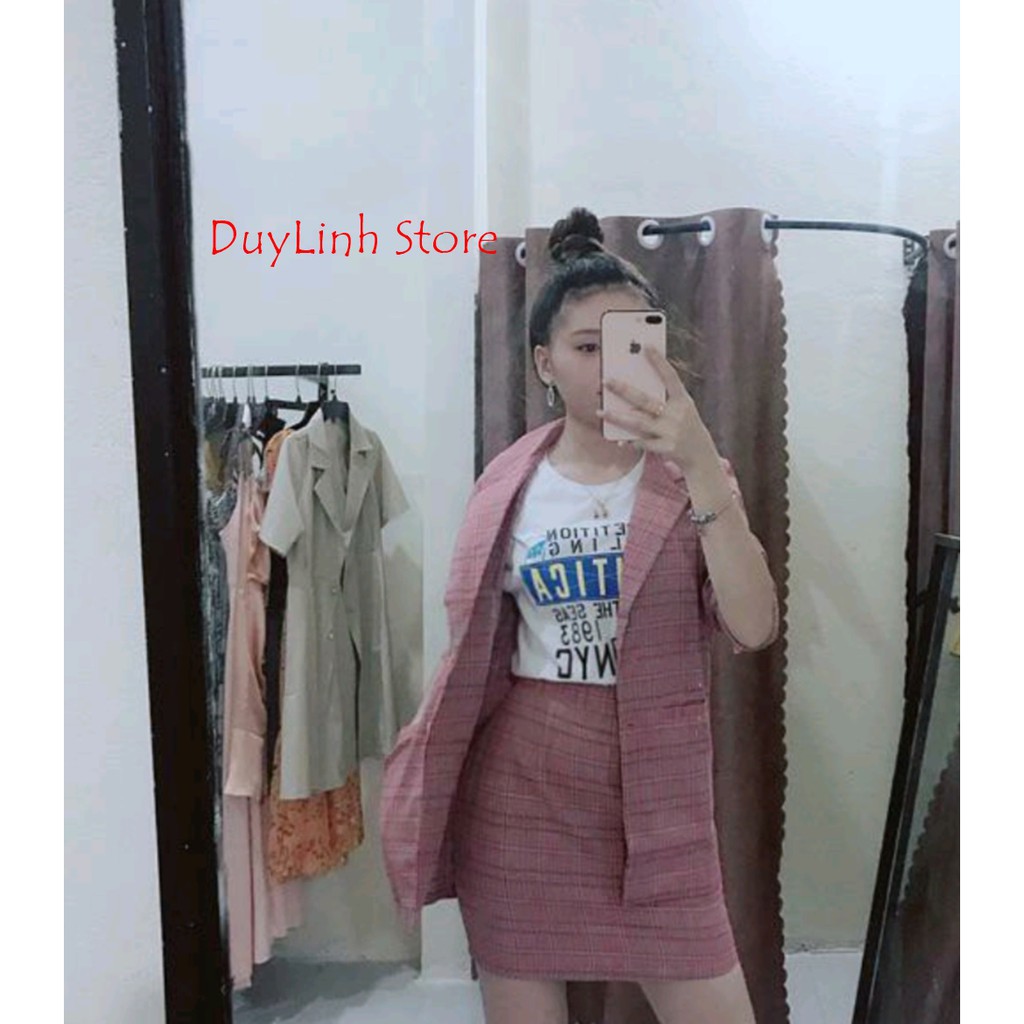 SET VEST BLAZER THIẾT KẾ SIÊU ĐẸP+ÁO ỐNG QUÂY SIÊU XINH