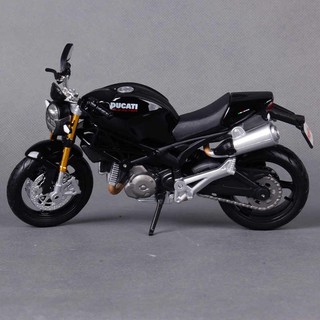 MÔ HÌNH XE MOTO Siêu xe Ducati Monster 696 - MAISTO tỷ lệ 1:12 - Màu Đen Và Đỏ