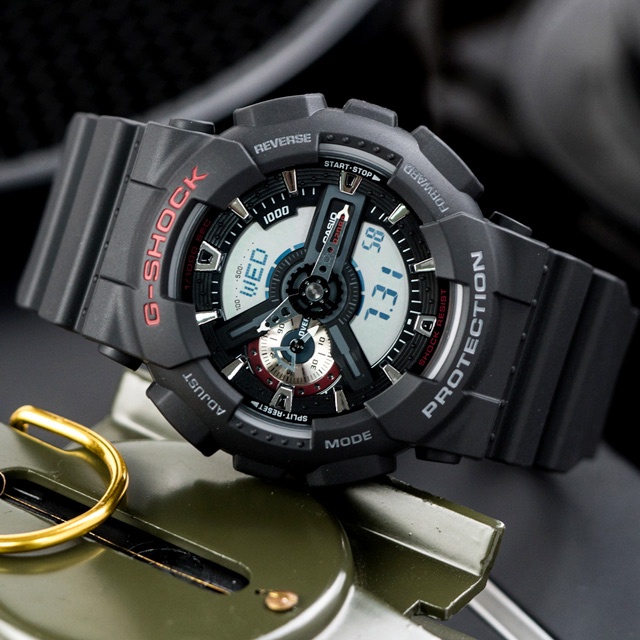 Đồng Hồ Nam Dây Nhựa Casio G-Shock GA-110-1ADR Chính Hãng GA-110-1A