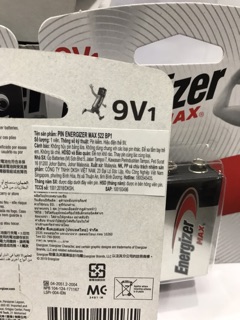 Pin 9V enegizer Max 522 BP1 chính hãng