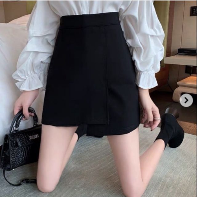 Chân váy chữ A vạt đắp lệch xinh xắn( sẵn size) - M29 | BigBuy360 - bigbuy360.vn