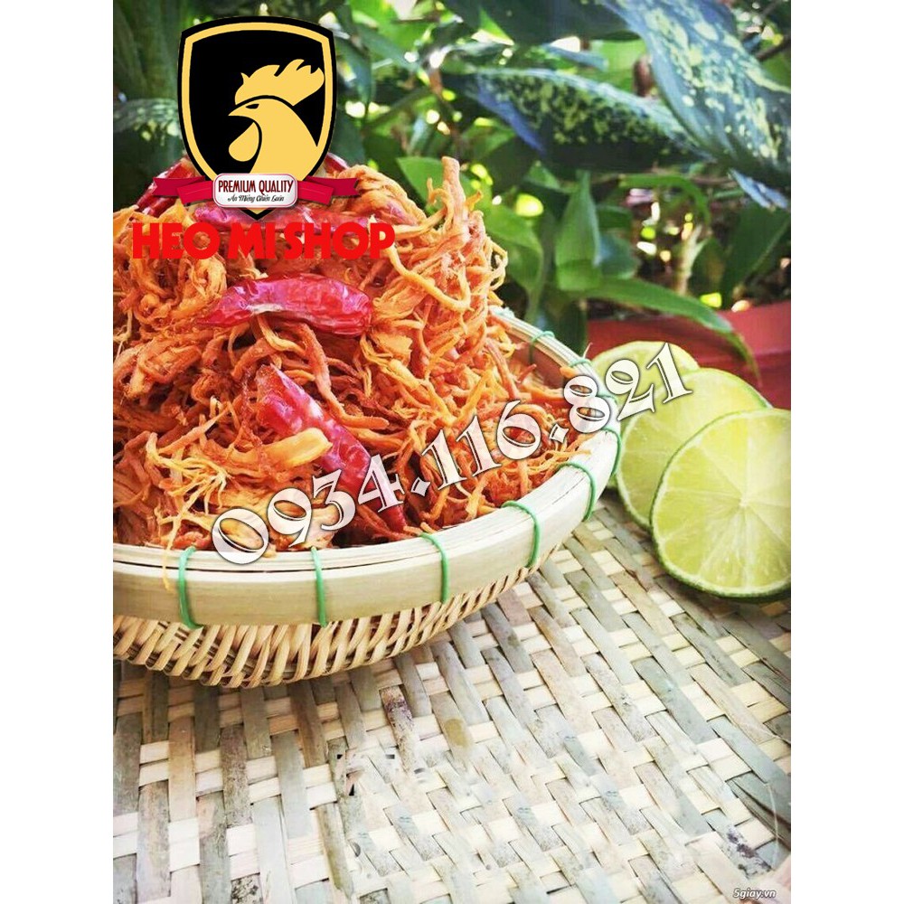 1kg Khô Gà Cay Ớt Hiểm Hảo Hạng HEO MI