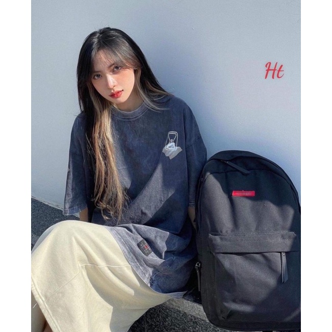 Áo loang chữ Now in 2 mặt H2A776