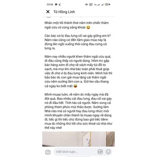 [Hàng Chính Hãng BH 6 Tháng]Thảm Ngãi Cứu Đông Y