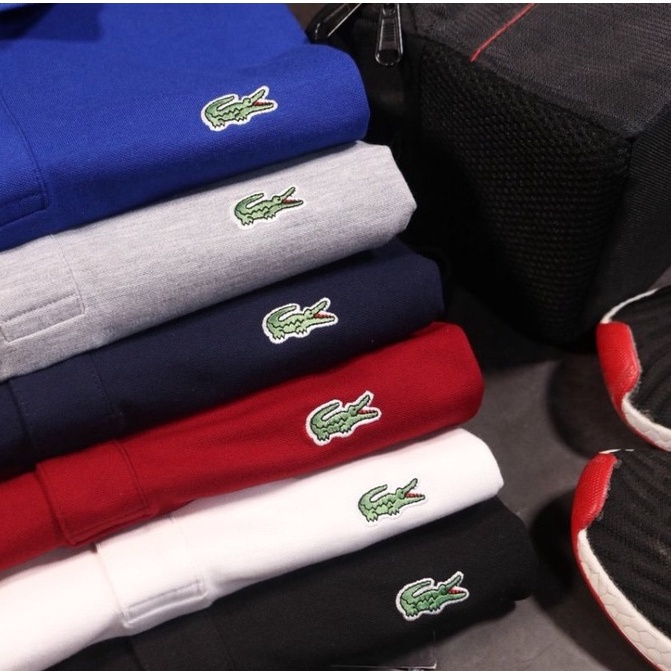 Áo POLO Nam Cá sấu cao cấp thiết kế cổ bẻ có LOGO thêu LA.SO.TES M đến 4XL CS01