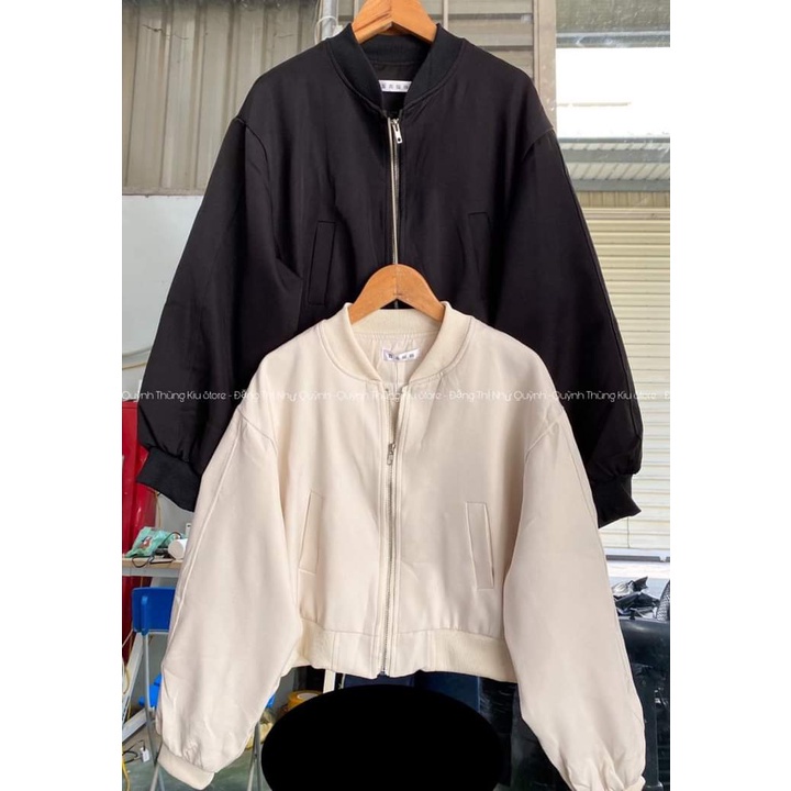 Áo Khoác Gió Nữ Form Rộng Croptop AK33