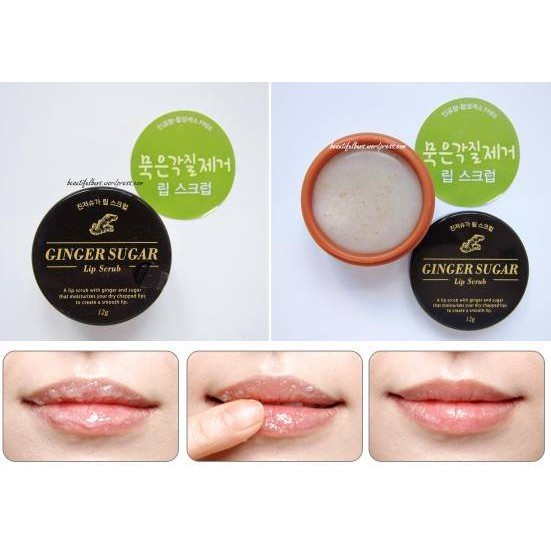 Tẩy da chết môi GINGER SUGAR LIP SCRUB