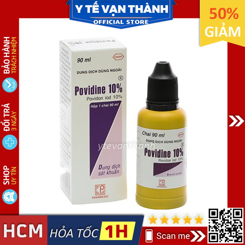 ✅ Dung Dịch Sát Khuẩn: Povidine 10% -VT0226 | Y Tế Vạn Thành