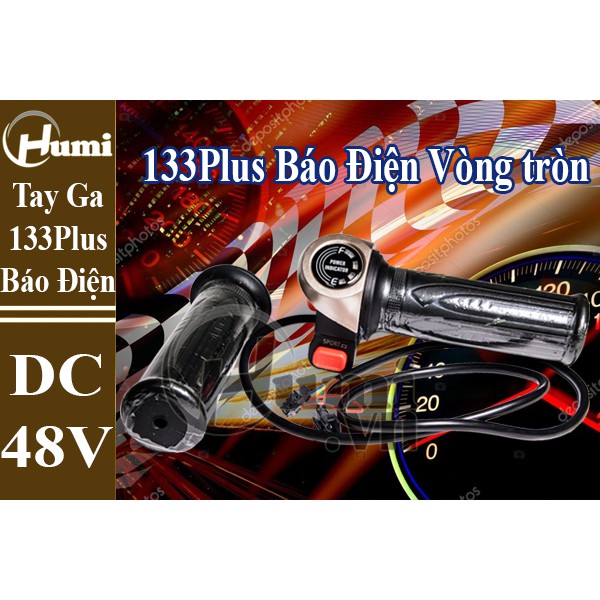 Tay Ga Xe Điện 133Plus Báo Điện Tròn [RẺ VÔ ĐỊCH]