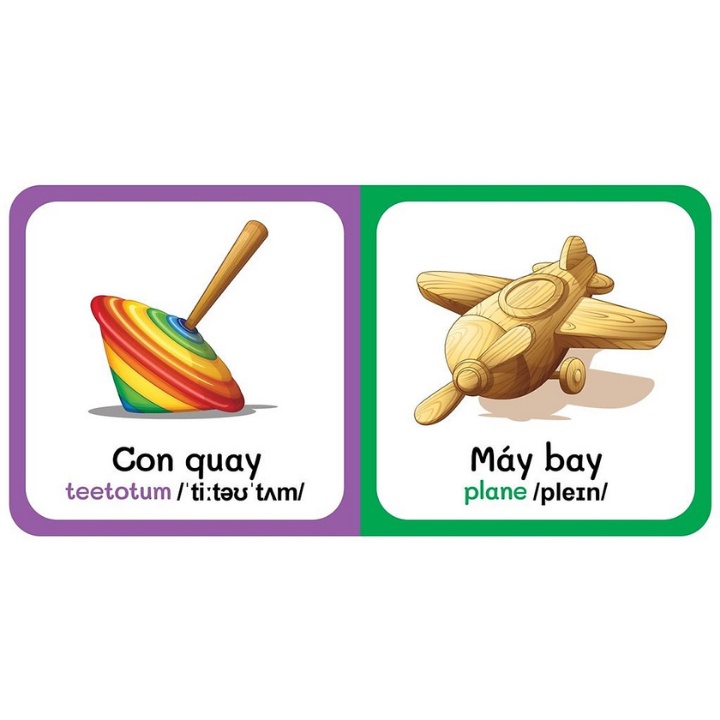 Sách - Từ Điển Bằng Hình Đầu Tiên Của Bé - Toys - Đồ Chơi (Song Ngữ Anh - Việt)