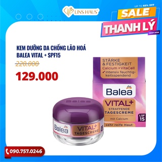[Date T2.23] Kem dưỡng da ban ngày Balea Vital + Straffende Tagescreme SPF 15 chống lão hoá và làm săn chắc da 50ml