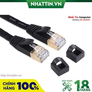 Cáp mạng đúc sẵn Cat7 dài 15m dẹt chính hãng Ugreen 11266