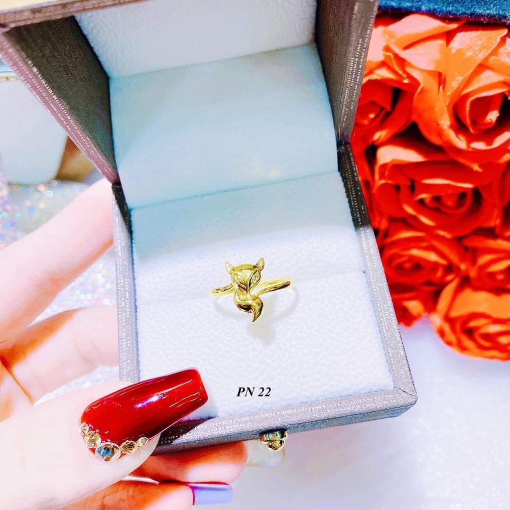 [Nhẫn xinh] Nhẫn hồ ly vàng 10ka