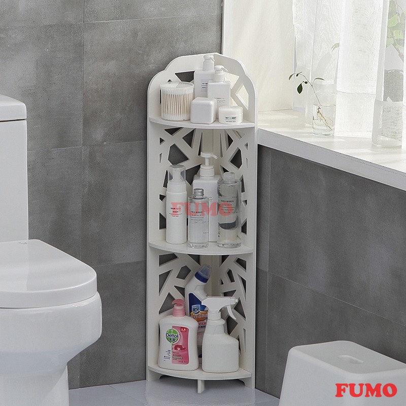 Kệ góc nhà tắm đa năng kệ để đồ phòng tắm nhà bếp cao cấp chống nước FUMO SP022