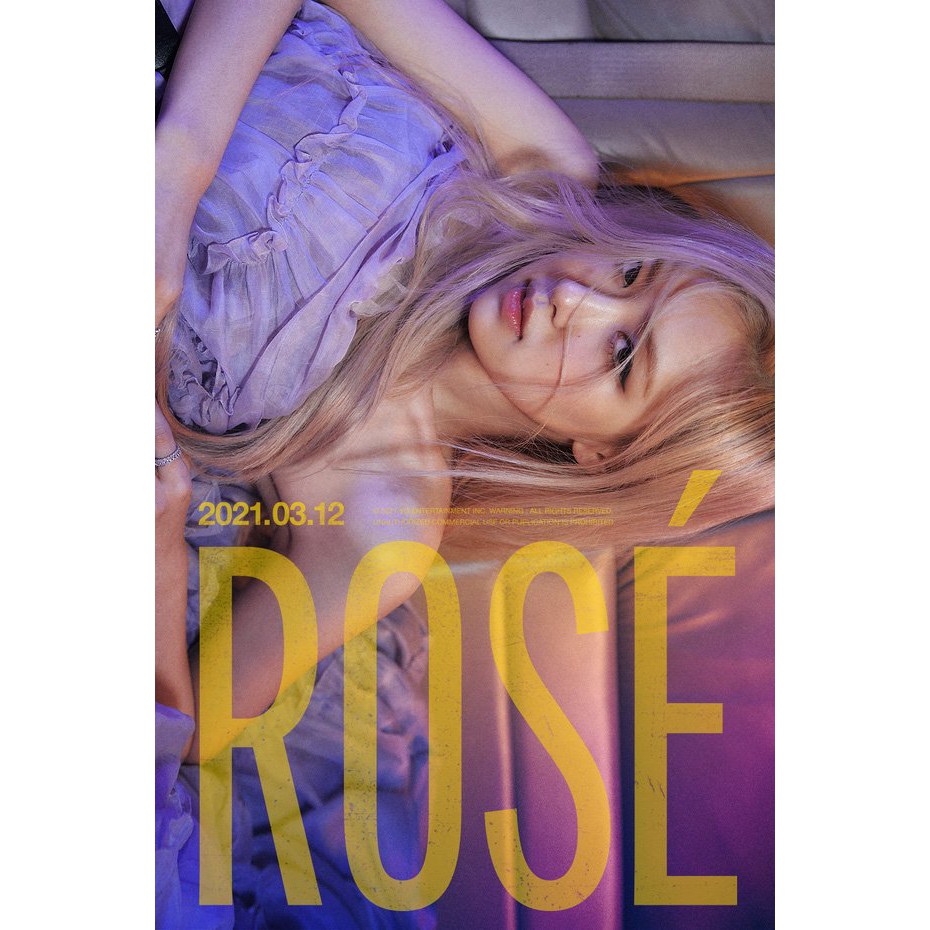 Poster cao cấp ROSE Blackpink 260 gsm ảnh đẹp idol kpop thần tượng