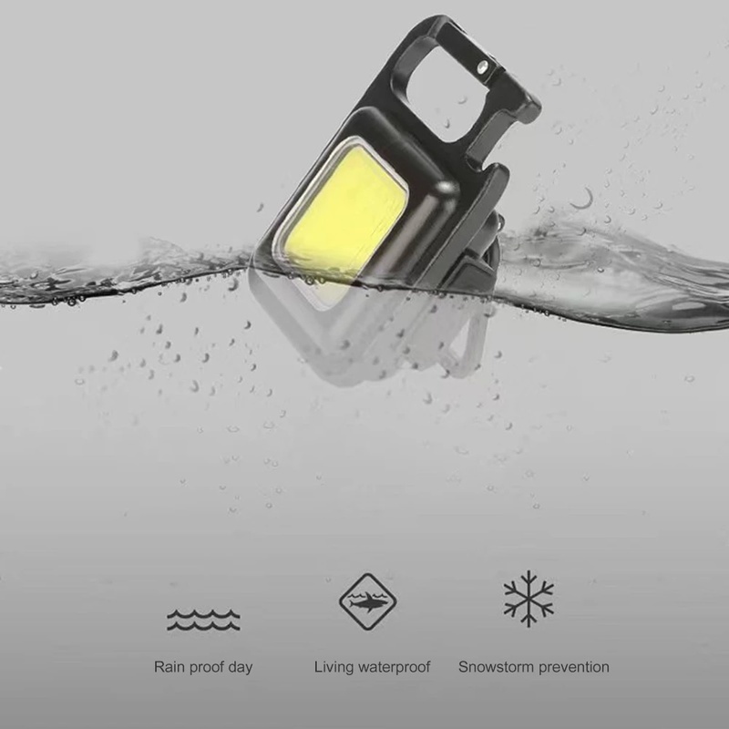 Đèn Pin Mini COB Bỏ Túi Chống Nước Đa Năng Có Thể Sạc Lại Bằng Cổng USB Dùng Cho Hoạt Động Ngoài Trời
