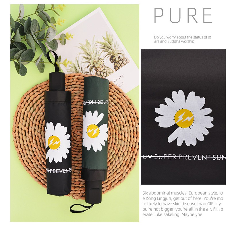 Ô Dù Hoa Cúc Chống Tia UV - Dù Cúc Họa Mi GD 5 Màu