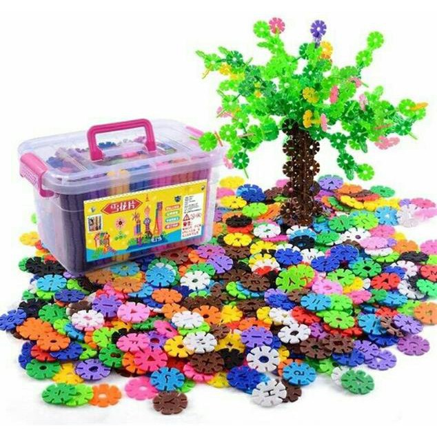 Bộ Đồ Chơi Xếp HÌnh Hoa Cho Bé