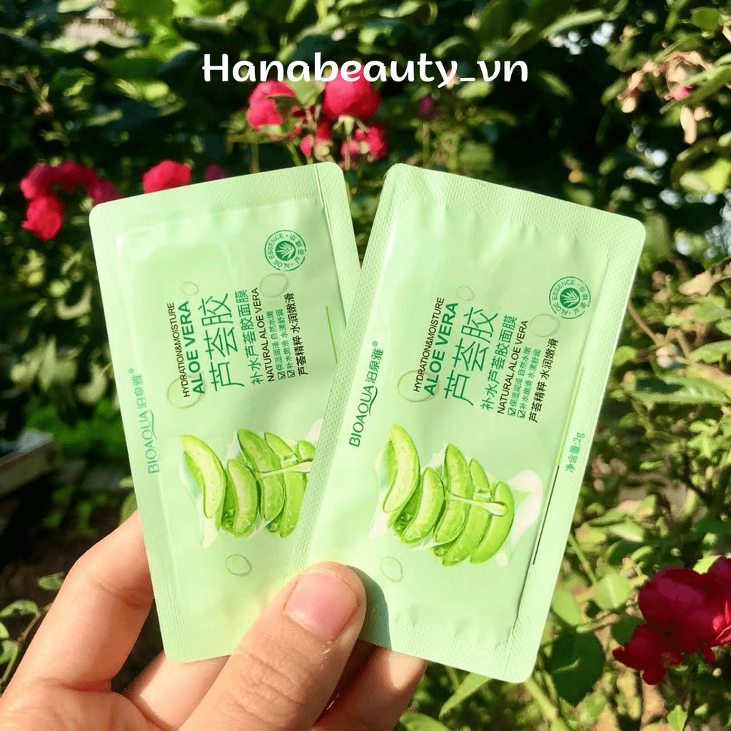Mặt Nạ Ngủ BIOAQUA Nha Đam Chống Lão Hóa Trắng Da Giảm Vết Nhăn Nội Địa Trung